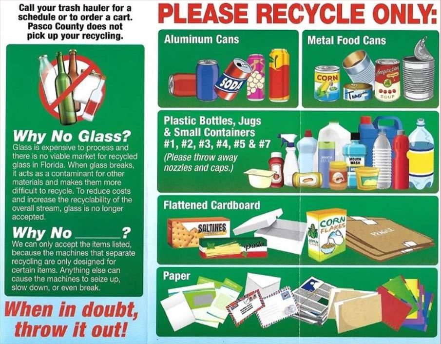 Pasco Count's Residential Curbside Recycling Program 2